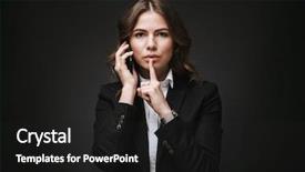  Presentation with confident - Presentation theme enhanced with isolated over black background talkin background and a dark gray colored foreground