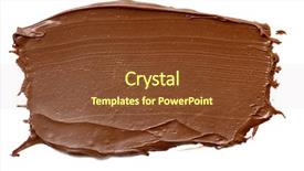  Presentation with isolated paw prints over white - Presentation theme with isolated over white backround food background and a tawny brown colored foreground