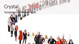  Presentation with culture - Slide set having isolated over white corporate culture background and a white colored foreground