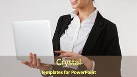  Presentation with business concepts photo - Audience pleasing PPT theme consisting of isolated over white wall backgound backdrop and a tawny brown colored foreground