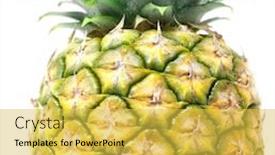  Presentation with studio - Cool new presentation with isolated-pinapple-in-a-studio backdrop and a yellow colored foreground
