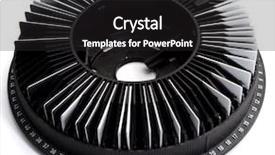  Presentation with growing micro greens isolated - Cool new PPT layouts with isolated ringsled for slideshow backdrop and a dark gray colored foreground