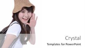  Presentation with shot - Presentation design enhanced with isolated-shot-of-a-beautiful and a white colored foreground