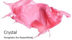  Presentation with splashing - Presentation having color splash - isolated shot of paint splashing background and a white colored foreground