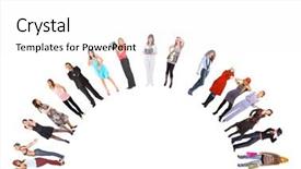  Presentation with groups - Cool new presentation with isolated symbol groups backdrop and a white colored foreground