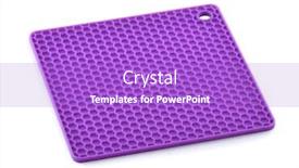 Presentation with empty - Slide deck consisting of isolated-trendy-empty-placemat background and a purple colored foreground