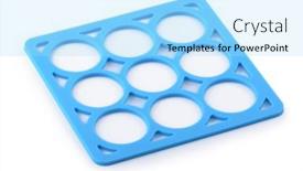  Presentation with empty - Audience pleasing PPT theme consisting of isolated-trendy-empty-placemat backdrop and a arctic colored foreground