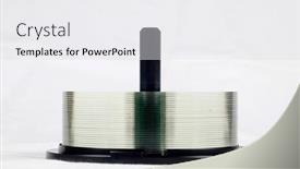  Presentation with stack - Presentation theme consisting of isolated-view-of-a-stack background and a white colored foreground