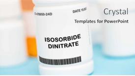  Presentation with angina - Presentation theme with isosorbide-dinitrate-is-a-medicine background and a white colored foreground