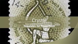  Presentation with zodiac - Audience pleasing PPT theme consisting of israel-circa-1961-a-stamp backdrop and a coral colored foreground