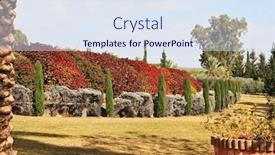  Presentation with israel - Presentation theme with israel-lake-tiberias-picturesque-park background and a sky blue colored foreground