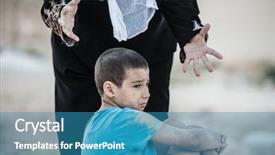  Presentation with israel palestine conflict - Audience pleasing PPT layouts consisting of israel palestine conflict - arabic muslim middle eastern poor backdrop and a teal colored foreground