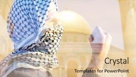  Presentation with palestine - Cool new presentation design with israel palestine conflict - arabic young man in jerusalem backdrop and a lemonade colored foreground