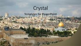  Presentation with israel palestine conflict - Audience pleasing slide deck consisting of israel palestine conflict - magnificent panorama of jerusalem dome backdrop and a light gray colored foreground