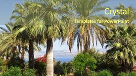  Presentation with sea galilee - PPT theme with israel sea of galilee mount background and a tawny brown colored foreground