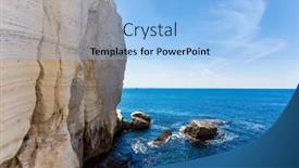  Presentation with water color - Audience pleasing PPT layouts consisting of israel-the-color-of-sea backdrop and a light blue colored foreground