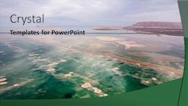  Presentation with patterns - PPT theme having israel-the-dead-sea-cloudy background and a  colored foreground