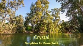  Presentation with baptism - Slides having israel-the-jordan-river background and a tawny brown colored foreground