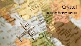  Presentation with israel - Presentation enhanced with israel turkey jordan and syria background and a yellow colored foreground