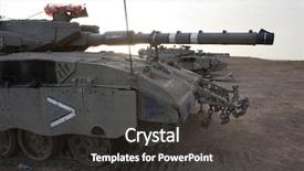  Presentation with gaza - PPT theme featuring israeli - palestinian conflict israeli military background and a dark gray colored foreground