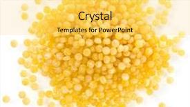  Presentation with couscous - Presentation enhanced with israeli couscous pile ptitim close background and a yellow colored foreground