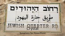  Presentation with jerusalem - PPT layouts with isreal - old city jerusalem background and a coral colored foreground