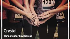  Presentation with breast cancer - Slide deck with issues concerns - portrait of female breast cancer background and a dark gray colored foreground