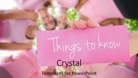  Presentation with breast cancer - PPT layouts with issues concerns - word things to know background and a coral colored foreground