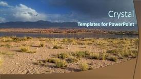  Presentation with tian tan buddha big buddha - Colorful theme enhanced with issyk-kul-lake-tian-shan backdrop and a ocean colored foreground