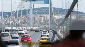  Presentation with istanbul bosphorus bridge turkey - PPT theme featuring istanbul-jul-3-view background and a gray colored foreground