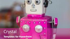  Presentation with robot toy - 