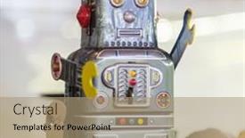  Presentation with robot toy - 