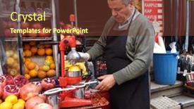  Presentation with vendor - Slide set having istanbul-turkey-october-30-2019 background and a tawny brown colored foreground