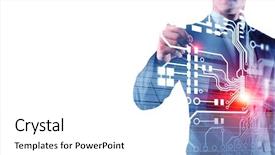  Presentation with engineering - Cool new slides with it and engineering backdrop and a white colored foreground