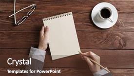  Presentation with forget - Presentation theme featuring it down not to forget background and a tawny brown colored foreground