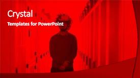  Presentation with virtual reality environments - Beautiful slide set featuring it engeneer using virtual reality backdrop and a black colored foreground