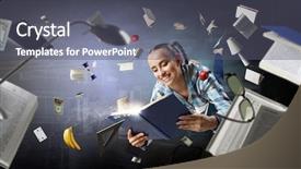  Presentation with i know - PPT theme having it is interesting to know background and a gray colored foreground