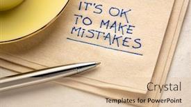  Presentation with personal development - Amazing PPT theme having it-is-ok-to-make backdrop and a lemonade colored foreground