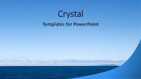 Presentation with far away - PPT theme consisting of it is the beautiful ocean and small island far away background and a teal colored foreground