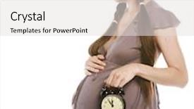  Presentation with give - Audience pleasing presentation theme consisting of it is time to give backdrop and a sky blue colored foreground