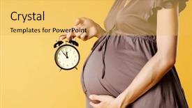  Presentation with give - Beautiful presentation featuring it is time to give backdrop and a yellow colored foreground