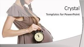  Presentation with give - Presentation theme with it is time to give background and a white colored foreground