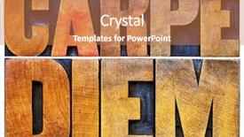  Presentation with existential - PPT layouts with existentialism - carpe diem - enjoy life background and a coral colored foreground