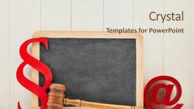  Presentation with law media - Audience pleasing PPT layouts consisting of it law and media law backdrop and a sky blue colored foreground