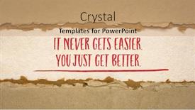  Presentation with development web - Presentation theme featuring it-never-gets-easier background and a coral colored foreground