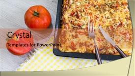  Presentation with next - Presentation theme having it ready to be serve background and a red colored foreground