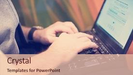  Presentation with taking notes - Colorful PPT theme enhanced with it students on workshop listening backdrop and a lemonade colored foreground