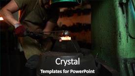  Presentation with golden burst of fire works - Audience pleasing presentation consisting of it with round shaped tool backdrop and a  colored foreground