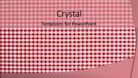  Presentation with picnic - PPT layouts enhanced with old italian - detailed red picnic cloth background and a coral colored foreground