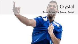  Presentation with celling fan - Audience pleasing PPT theme consisting of italian celebration - fan celebrating on white background backdrop and a white colored foreground